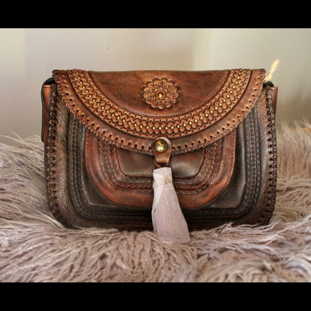 Patricia Nash NWT Leather Beaumont Crossbody Bag